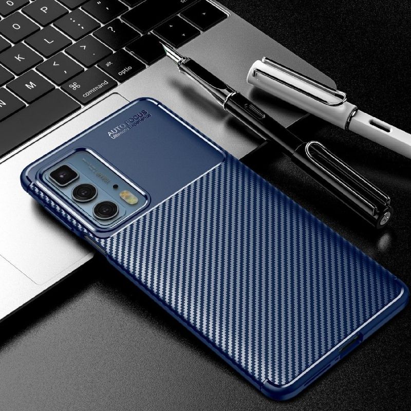 Cover Motorola Edge 20 Pro Hemming Carbon Fiber Style