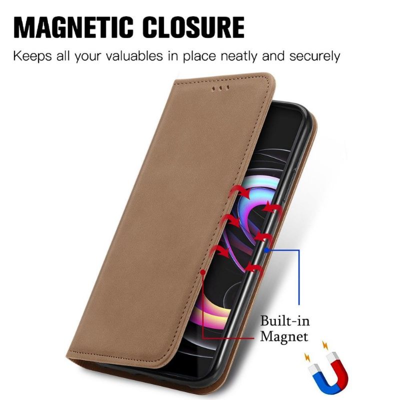 Flip Cover Motorola Edge 20 Pro Anti-fald Business Retro