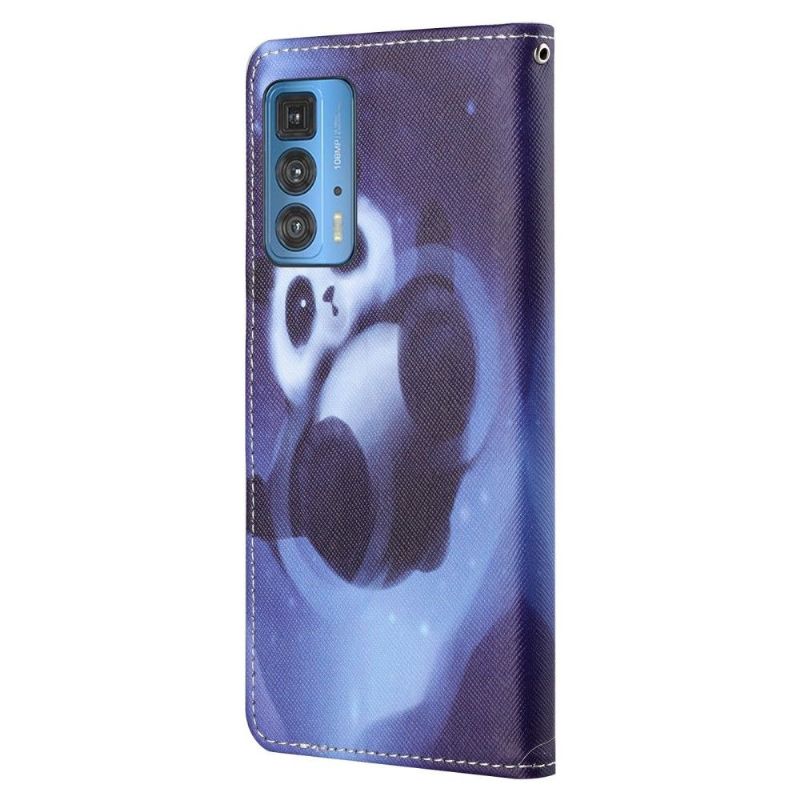 Flip Cover Motorola Edge 20 Pro Panda