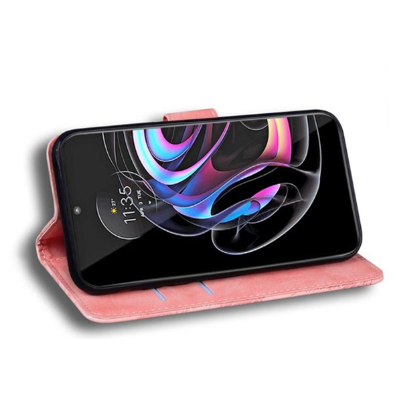 Flip Cover Motorola Edge 20 Pro Roman Soft Touch