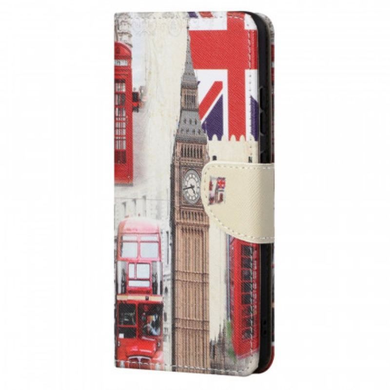 Flip Cover Moto G71 5G London Liv