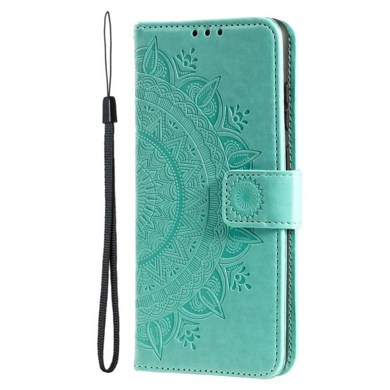 Flip Cover Moto G71 5G Sol Mandala