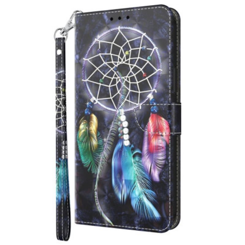 Flip Cover Sony Xperia 5 IV Med Snor Strap Dream Catcher