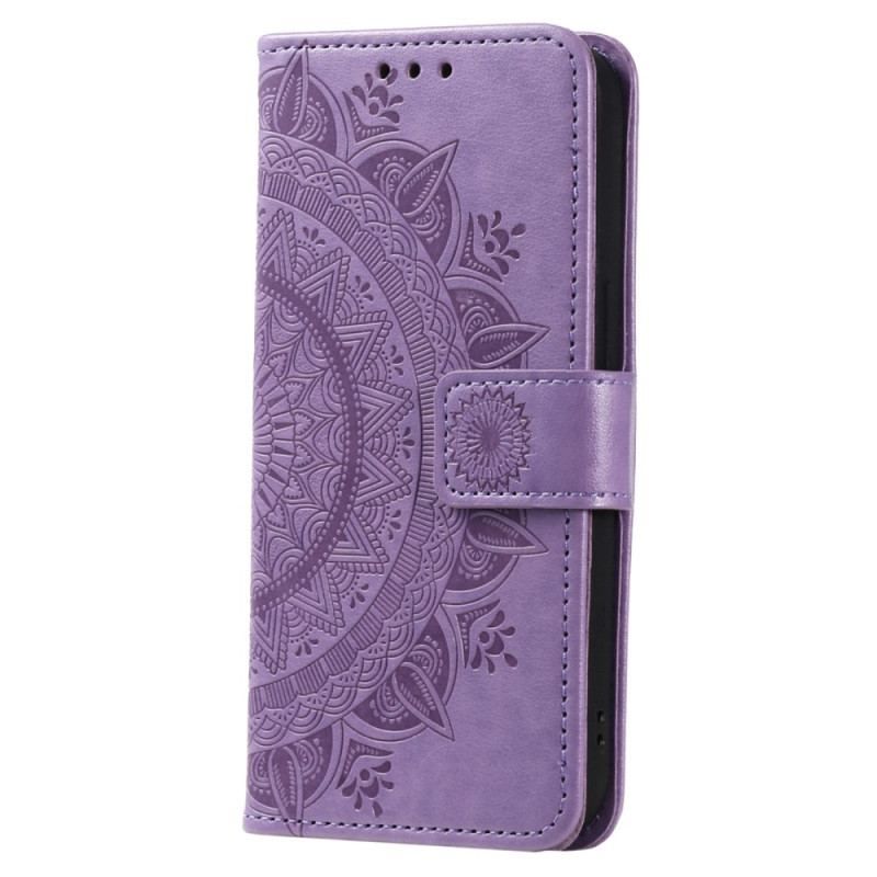 Flip Cover Sony Xperia 5 IV Med Snor Strappy Sun Mandala