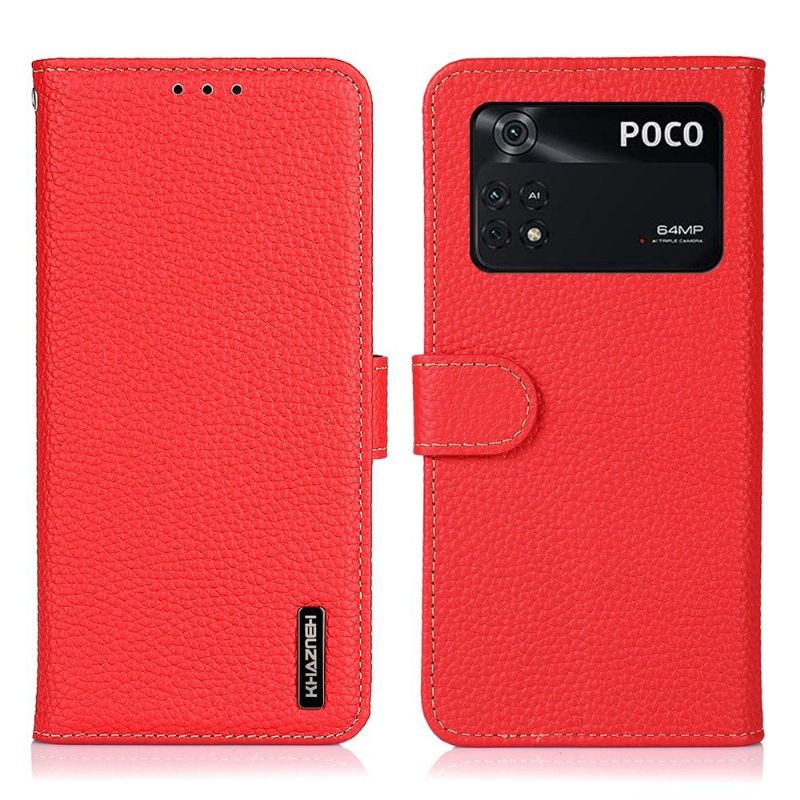 Flip Cover Poco M4 Pro 4G Khazneh Kornet Læder