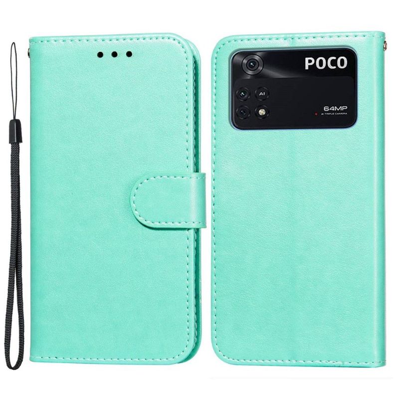 Flip Cover Poco M4 Pro 4G Læder Cover Klapkortholder