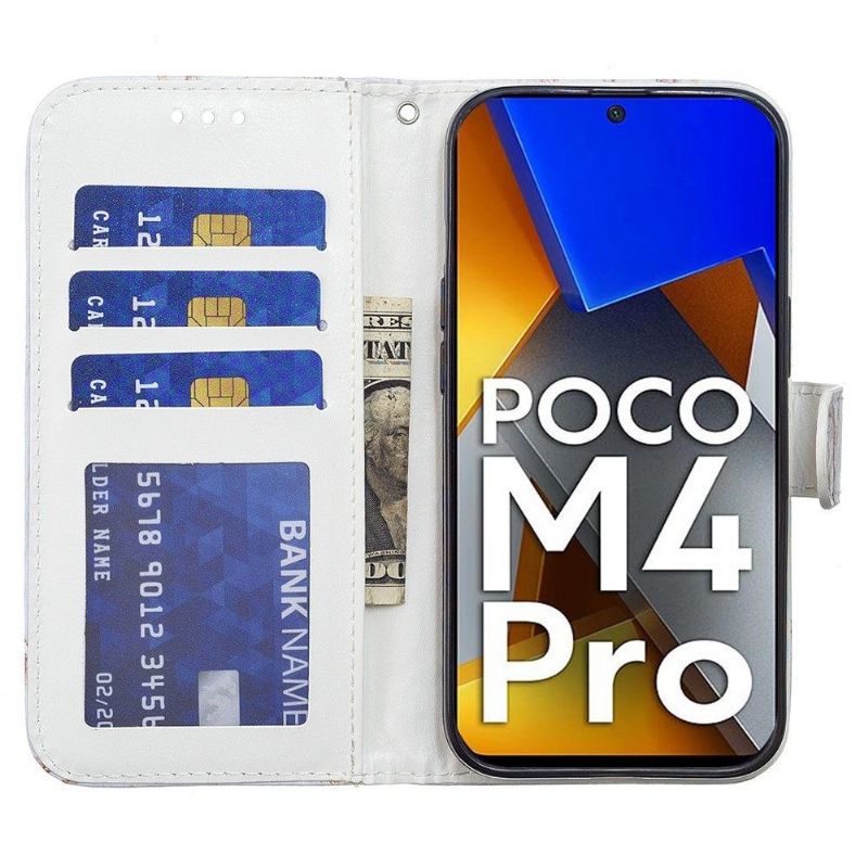 Læder Cover Poco M4 Pro 4G Designtrekanter