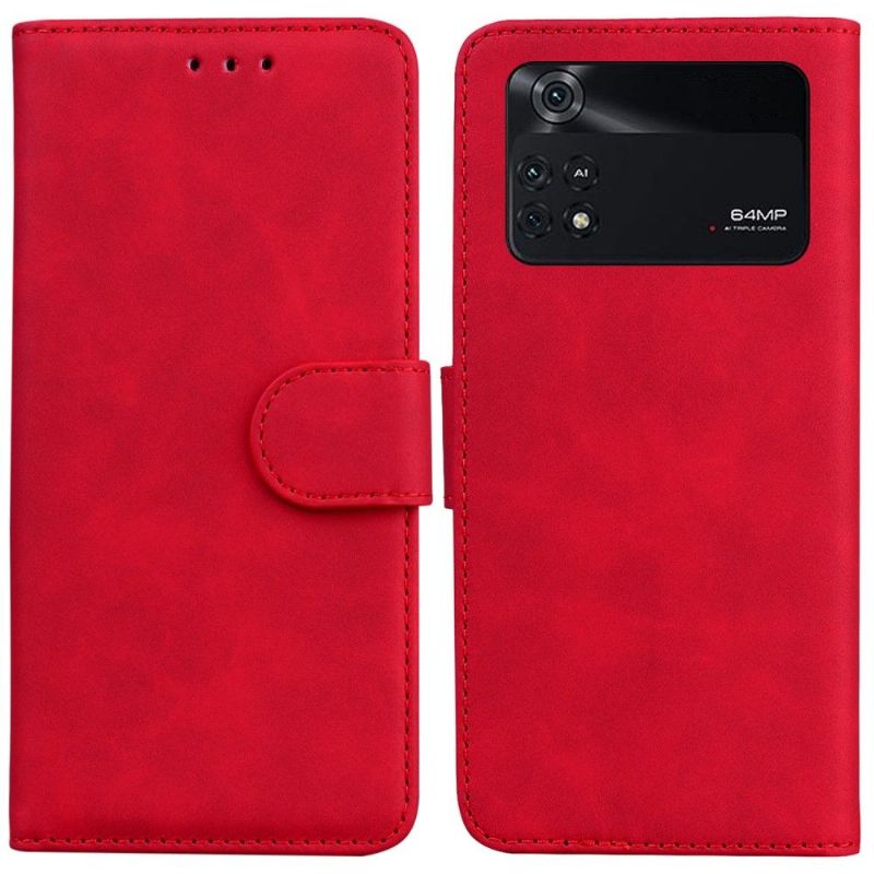 Læder Cover Poco M4 Pro 4G Roman Soft Touch