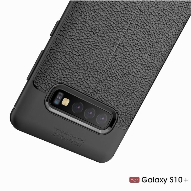 Cover Samsung Galaxy S10 Plus Anti-fald Finishing Gel I Kunstlæder