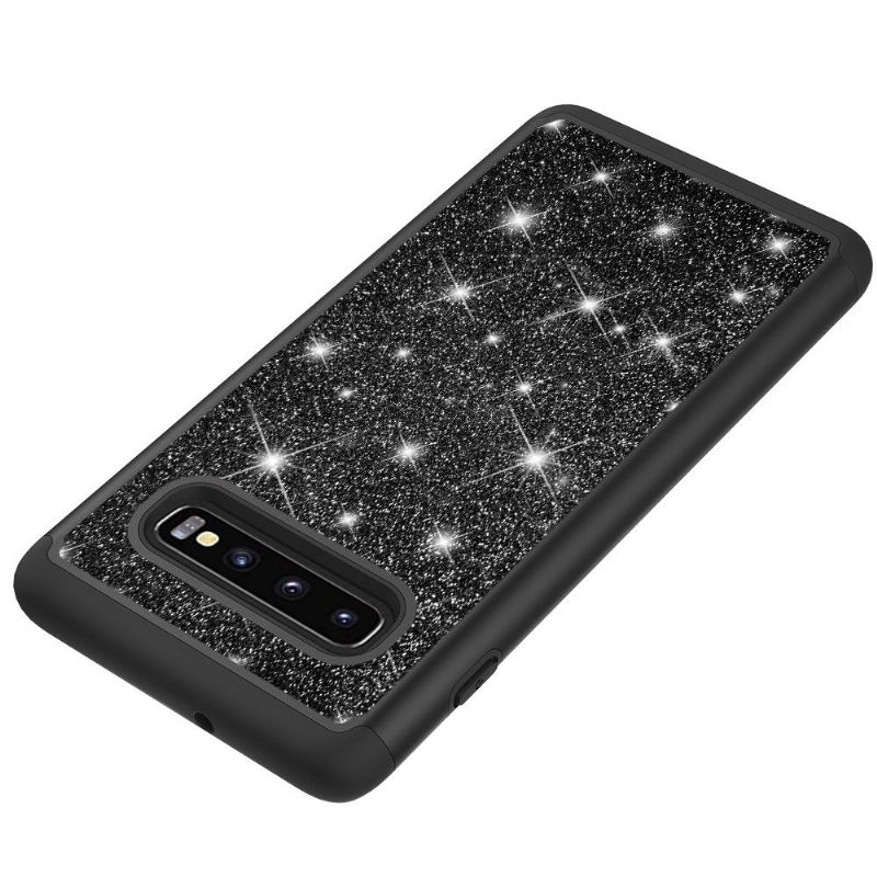 Cover Samsung Galaxy S10 Plus Anti-fald Pailletter La Delphine Antishock