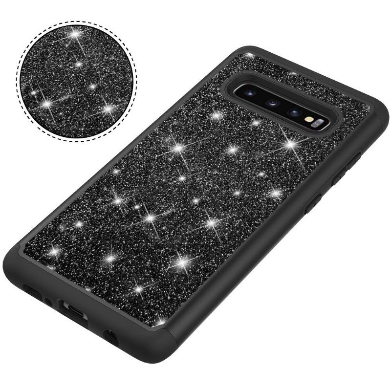 Cover Samsung Galaxy S10 Plus Anti-fald Pailletter La Delphine Antishock