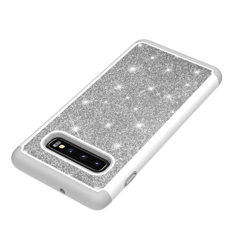 Cover Samsung Galaxy S10 Plus Anti-fald Pailletter La Delphine Antishock