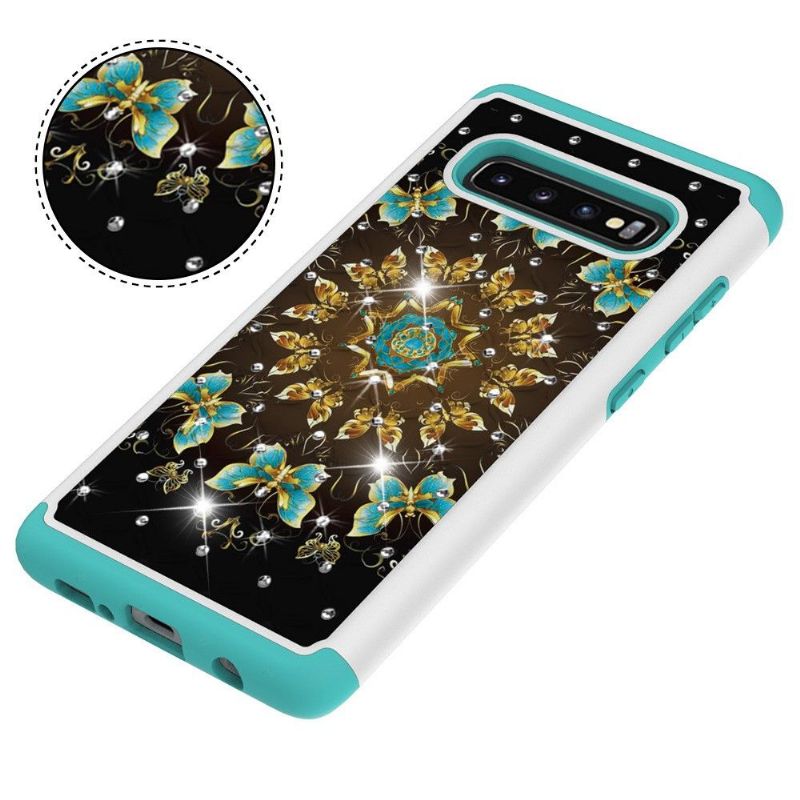 Cover Samsung Galaxy S10 Plus Flere Luksussommerfugle