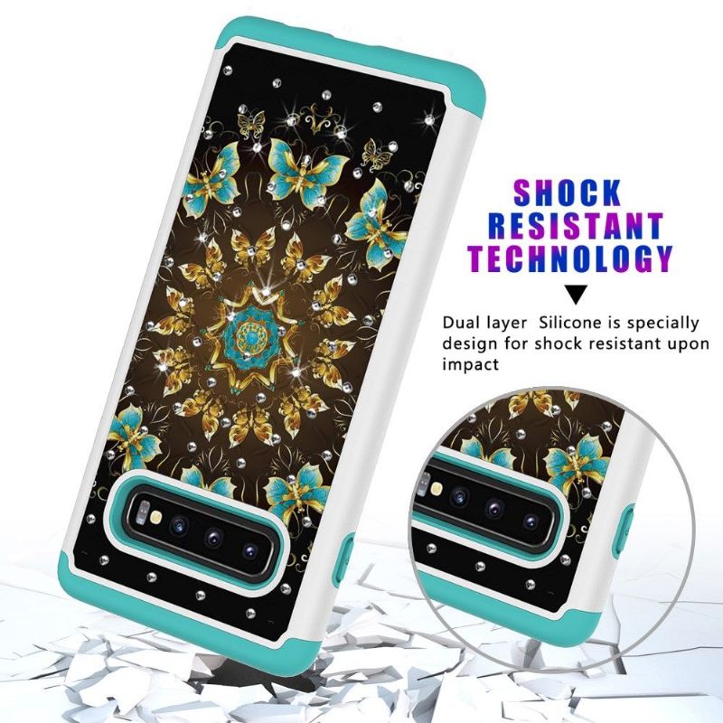 Cover Samsung Galaxy S10 Plus Flere Luksussommerfugle