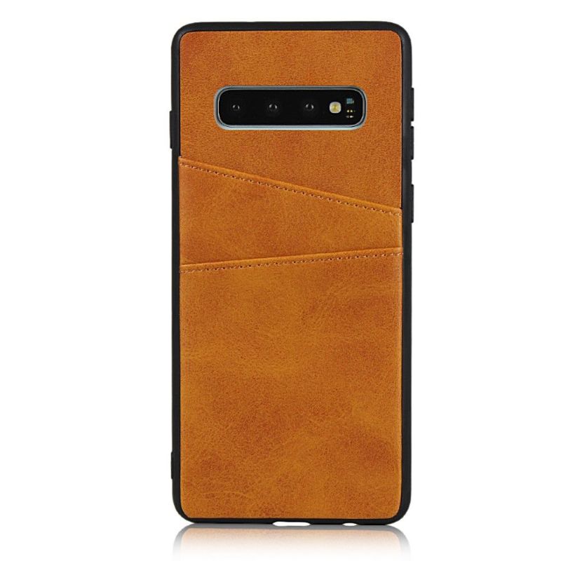 Cover Samsung Galaxy S10 Plus Lædereffekt Kortholder