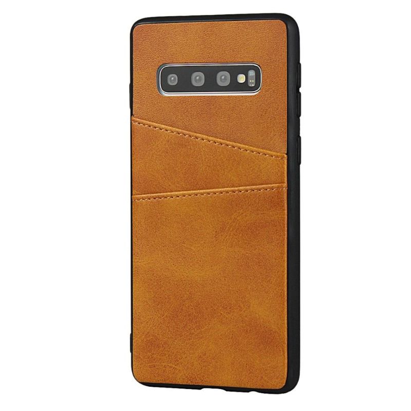 Cover Samsung Galaxy S10 Plus Lædereffekt Kortholder