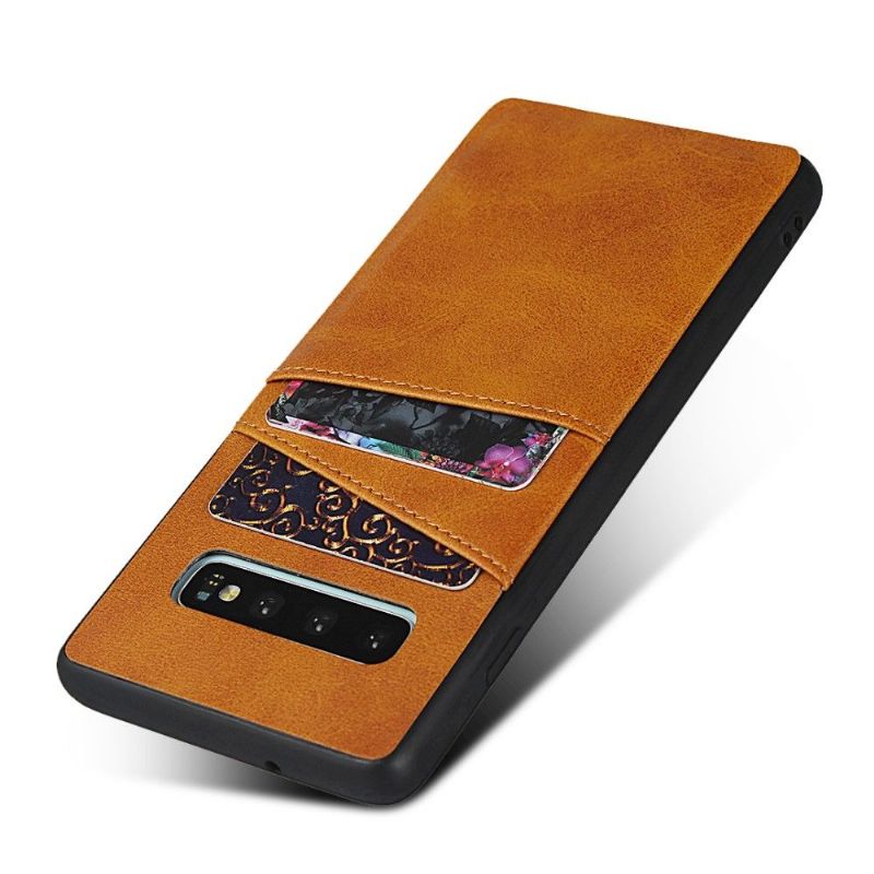 Cover Samsung Galaxy S10 Plus Lædereffekt Kortholder