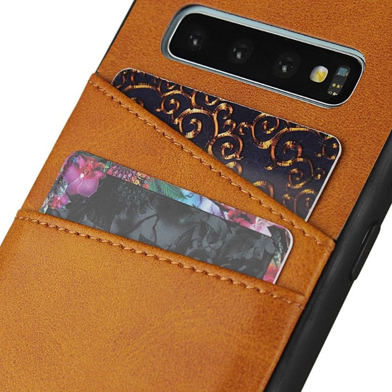 Cover Samsung Galaxy S10 Plus Lædereffekt Kortholder