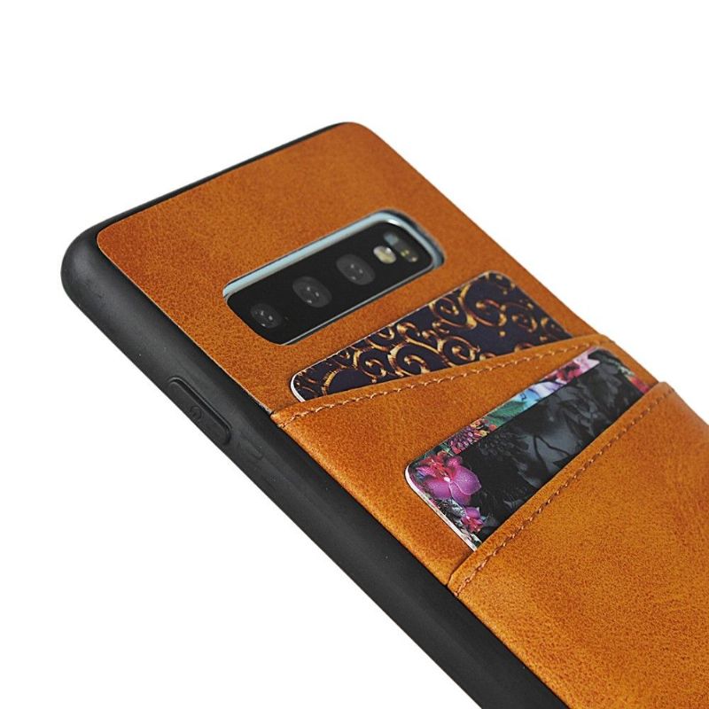 Cover Samsung Galaxy S10 Plus Lædereffekt Kortholder