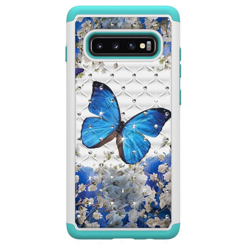 Cover Samsung Galaxy S10 Plus Stødsikker Blå Sommerfugl