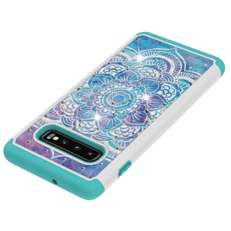 Cover Samsung Galaxy S10 Plus Stødsikker Blomstermandala