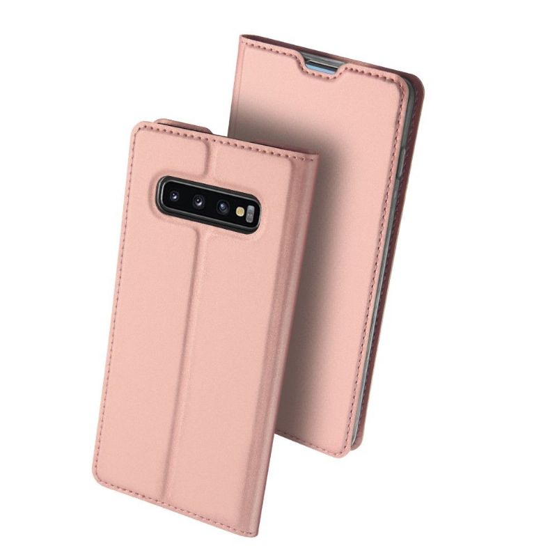 Etui Samsung Galaxy S10 Plus Business Imiteret Læder