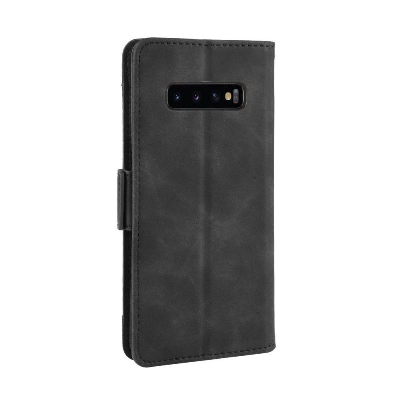 Flip Cover Samsung Galaxy S10 Plus Lædereffekt + Kortholder