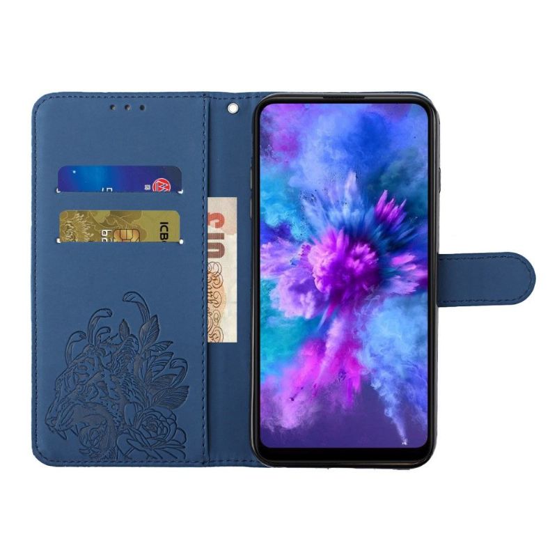 Flip Cover Samsung Galaxy S10 Plus Tiger Design + Rem