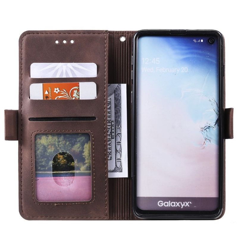 Flip Cover Samsung Galaxy S10 Plus Vintage Lomme