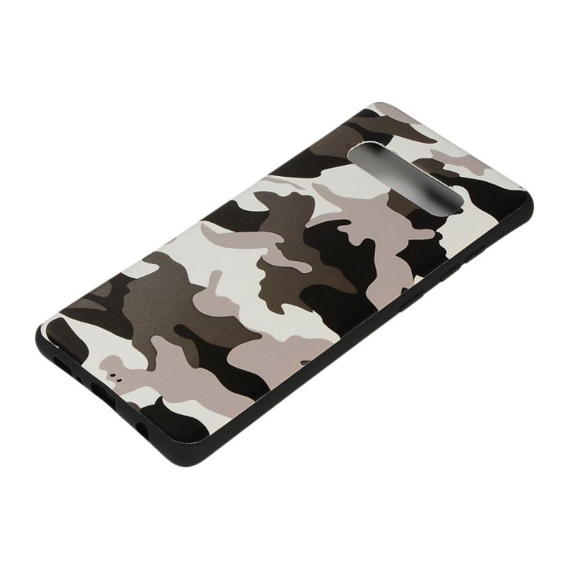 Mobilcover Samsung Galaxy S10 Plus Militær Camo Gel