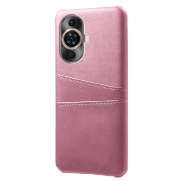 Cover Til Huawei Nova 12s Læder Effekt Kortholder