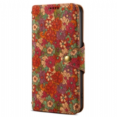 Flip Cover Huawei Nova 12s Blomstermønstre