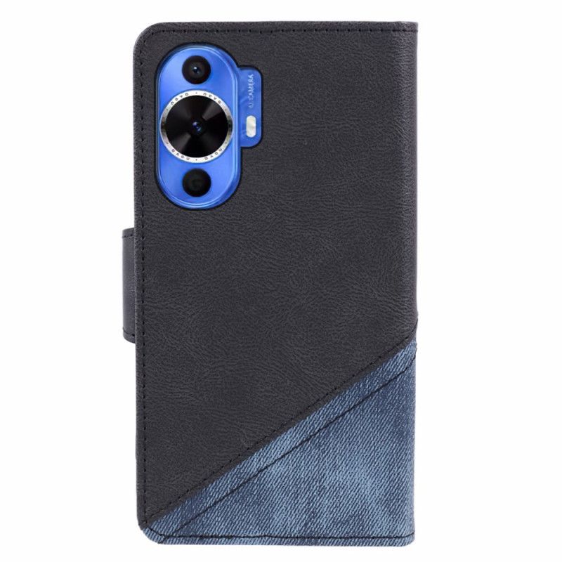 Flip Cover Huawei Nova 12s Dobbelt Tekstur