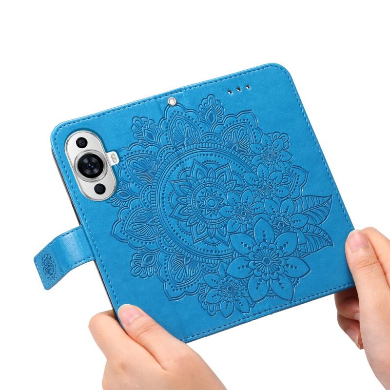 Flip Cover Huawei Nova 12s Mandala Dekor Med Rem