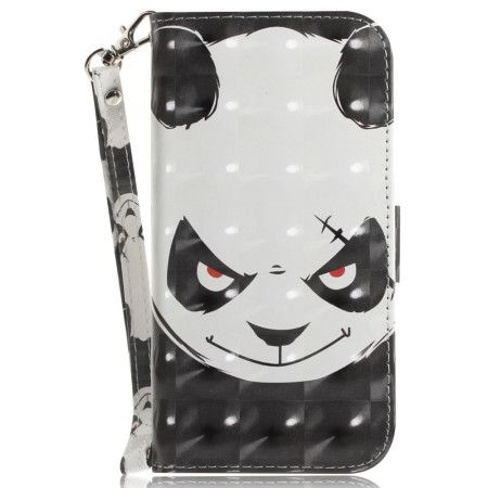 Flip Cover Til Motorola Edge 50 Pro Vred Panda Med Rem