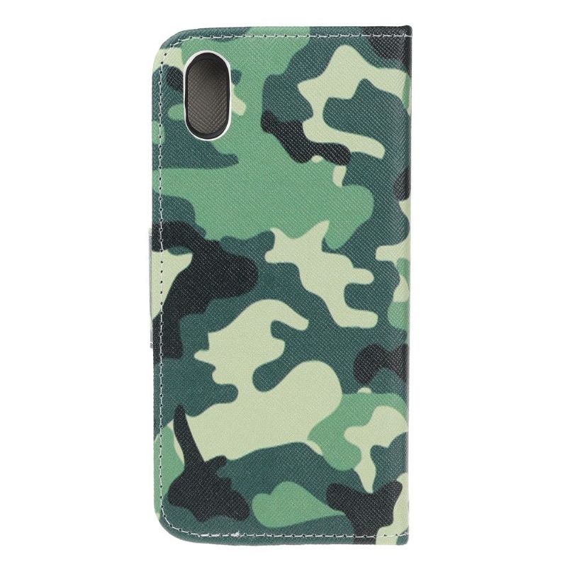 Flip Cover Huawei Y5 2019 Militær Camouflage