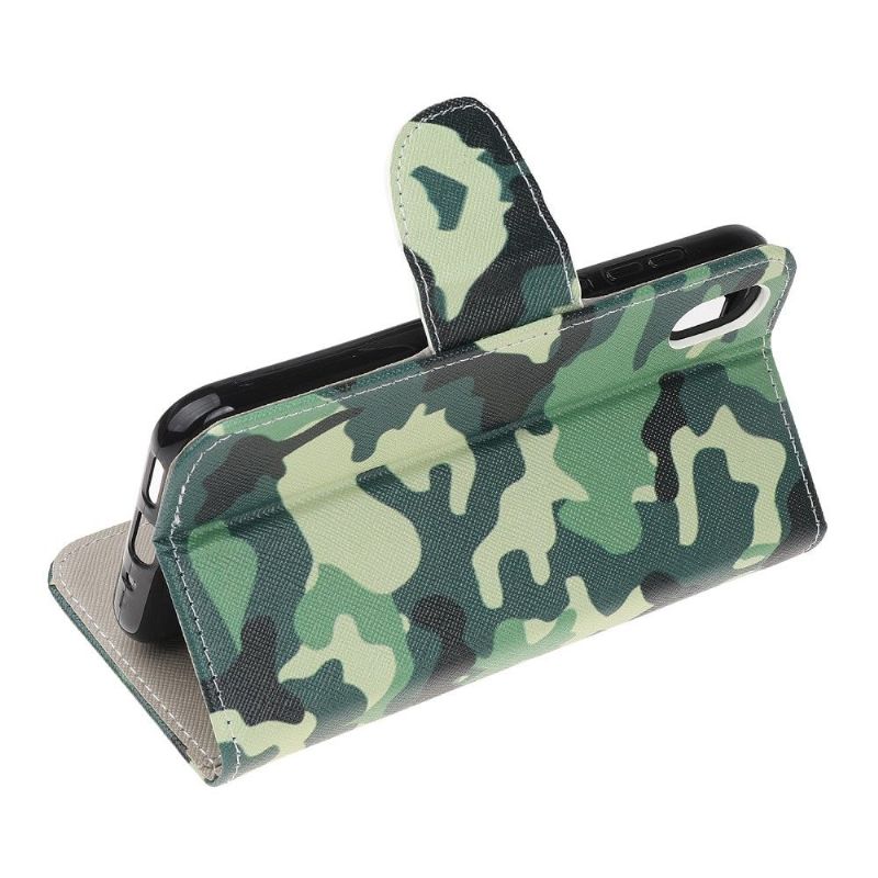 Flip Cover Huawei Y5 2019 Militær Camouflage