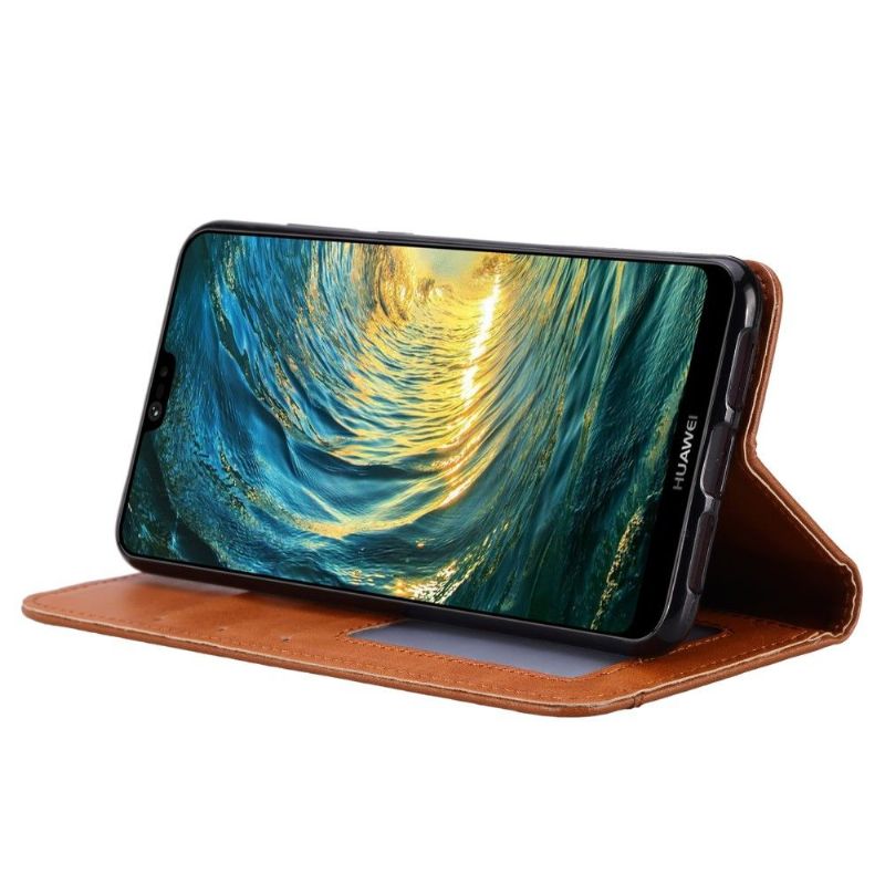 Flip Cover Xiaomi Mi 9 Hemming Læder Stand Case Kortholder