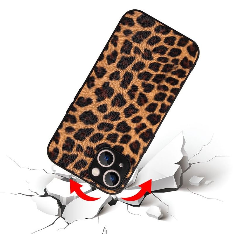 Cover iPhone 13 Mini Hemming Leopardmønster