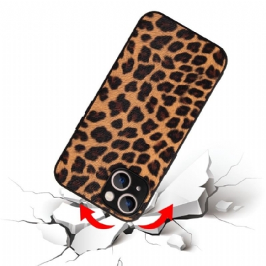 Cover iPhone 13 Mini Hemming Leopardmønster