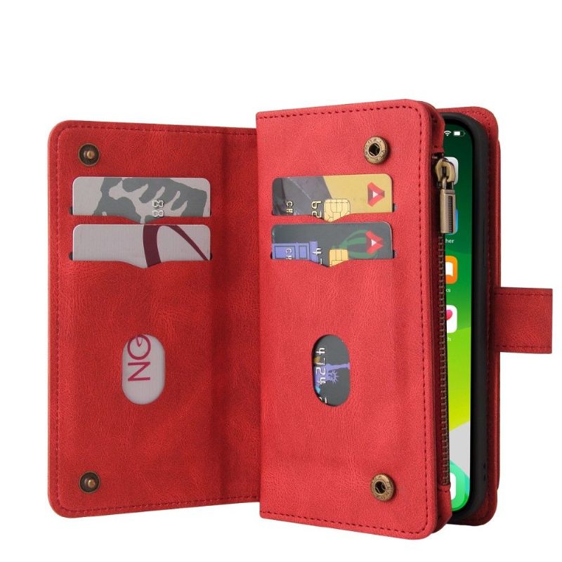 Flip Cover iPhone 13 Mini Hemming Punge Etui Med Snor