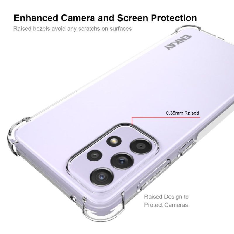 Cover Samsung Galaxy A33 5G Beskyttelsessæt Enkay Clear