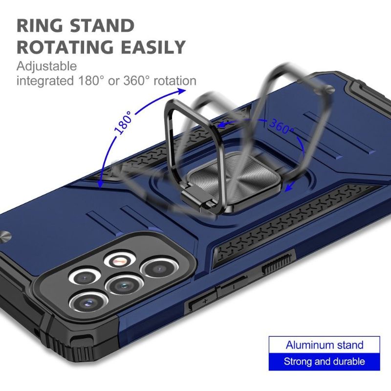 Cover Samsung Galaxy A33 5G Heavy Duty Med Roterende Ring