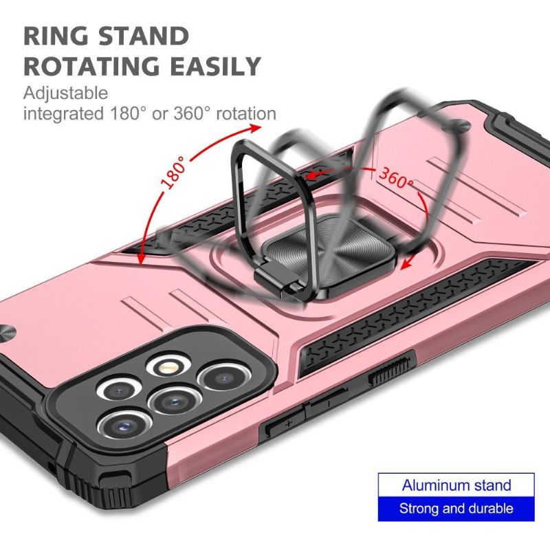 Cover Samsung Galaxy A33 5G Heavy Duty Med Roterende Ring