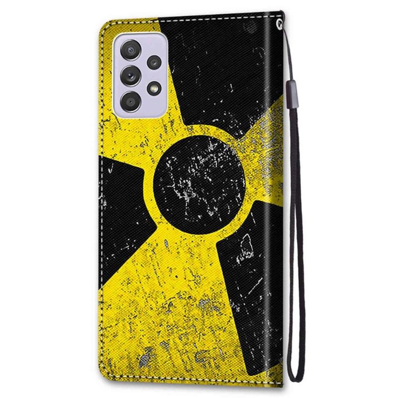 Flip Cover Samsung Galaxy A33 5G Anti-fald Radioaktivt Symbol