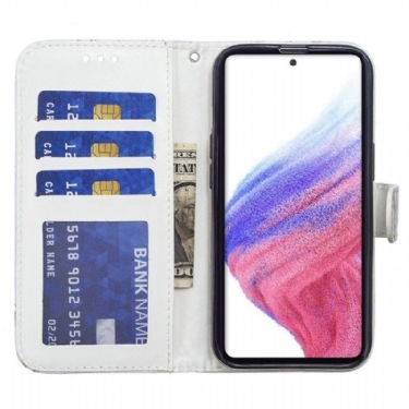 Flip Cover Samsung Galaxy A33 5G Anti-fald Solsikkeblomst