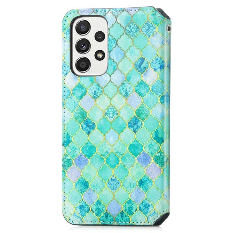 Flip Cover Samsung Galaxy A33 5G Læder Cover Arabisk Mønster Flip Flip