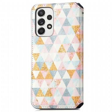 Flip Cover Samsung Galaxy A33 5G Læder Cover Nordic Style Flip Flip