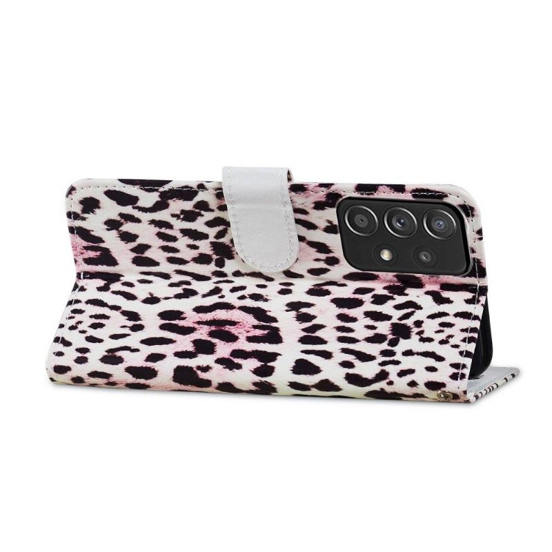 Flip Cover Samsung Galaxy A33 5G Leopardmønster