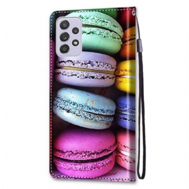 Flip Cover Samsung Galaxy A33 5G Macarons